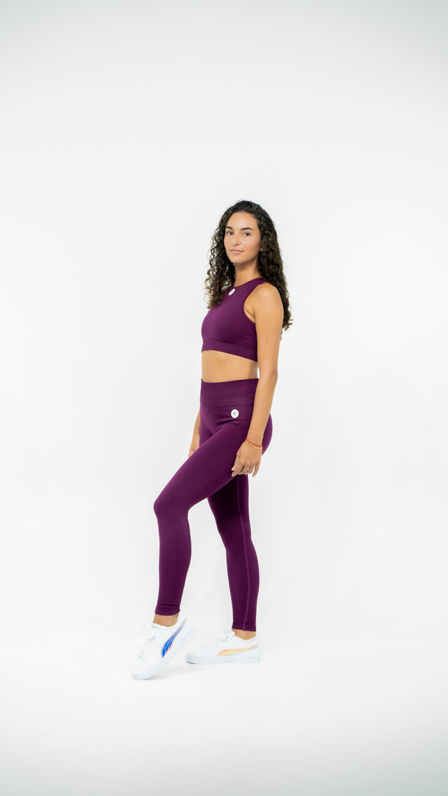 ensemble yoga fitness legging violet