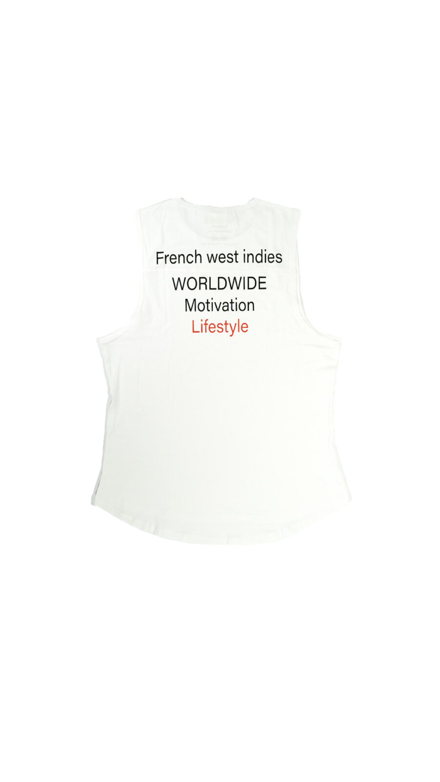 tee-shirt lifestyle homme imprimé dos blanc