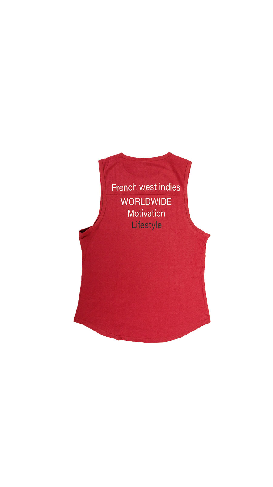 tee-shirt lifestyle homme imprimé dos rouge